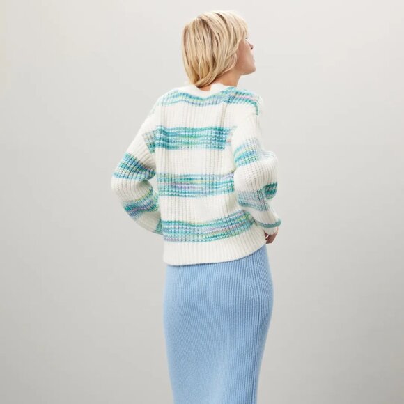 Slate & Willow Stripe Cardigan Sweater - Picture 2 of 10